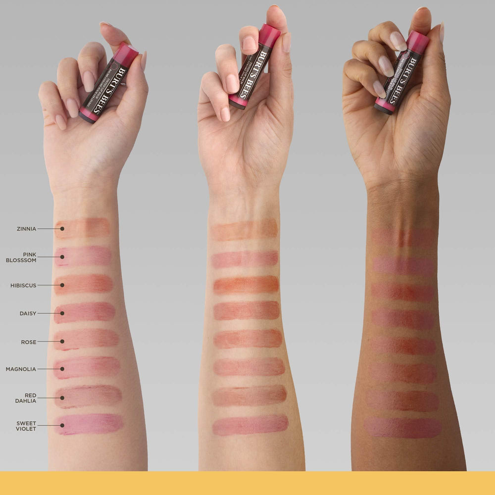 Burt's Bees bálsamo labial violeta suave, nutrición para labios secos