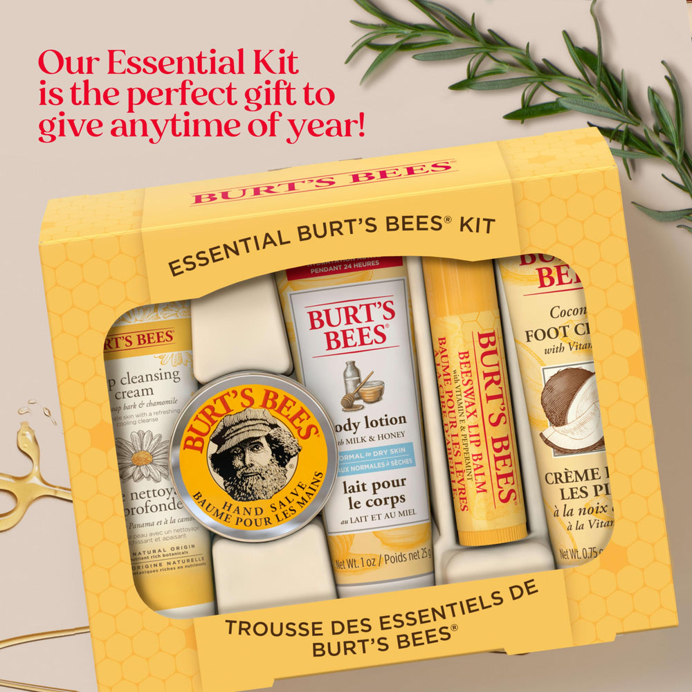 Burt's Bees caja regalo, conjunto de cuidado de la piel.