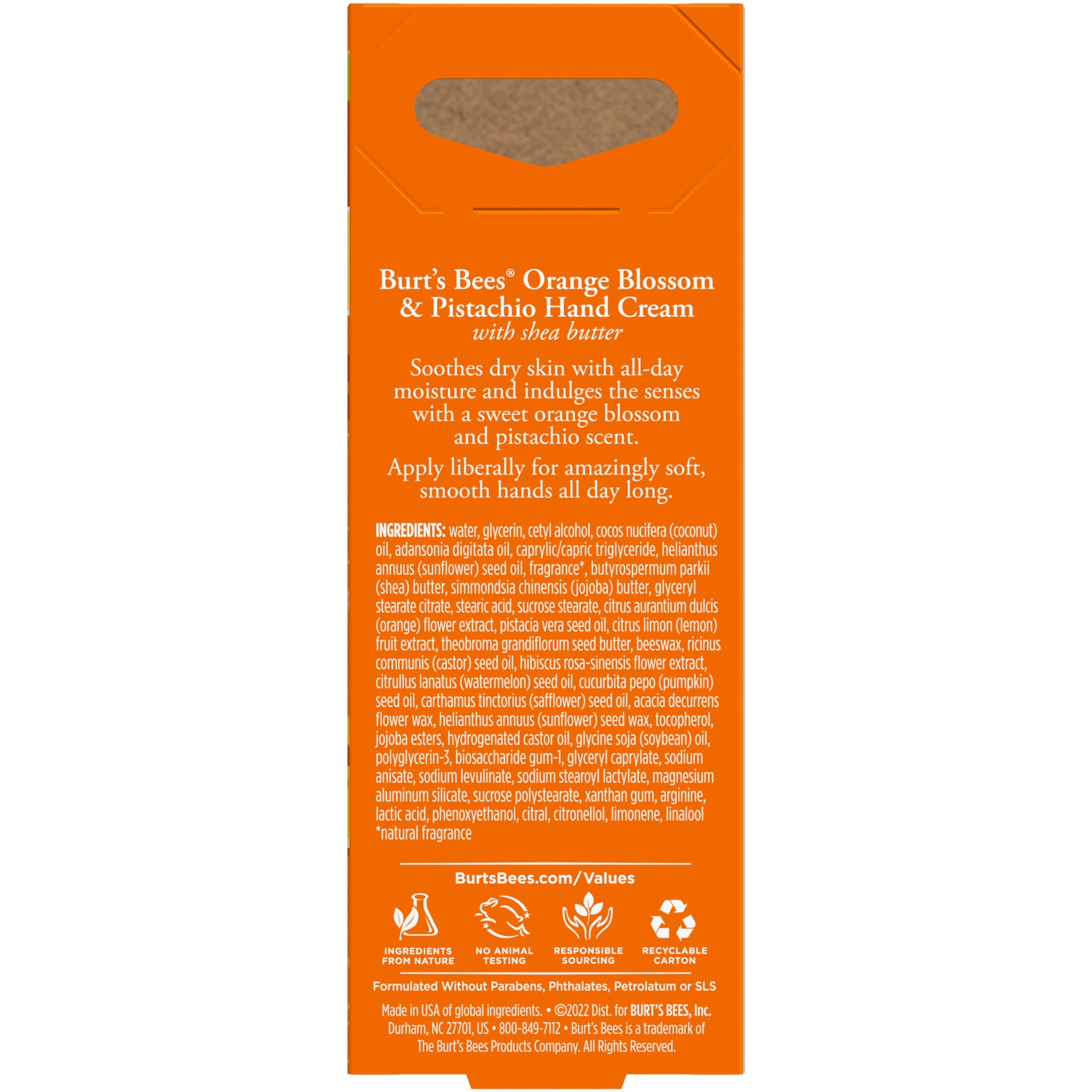 Burts Bees crema manos empaque-tamano-compacto: conveniente para bolso.