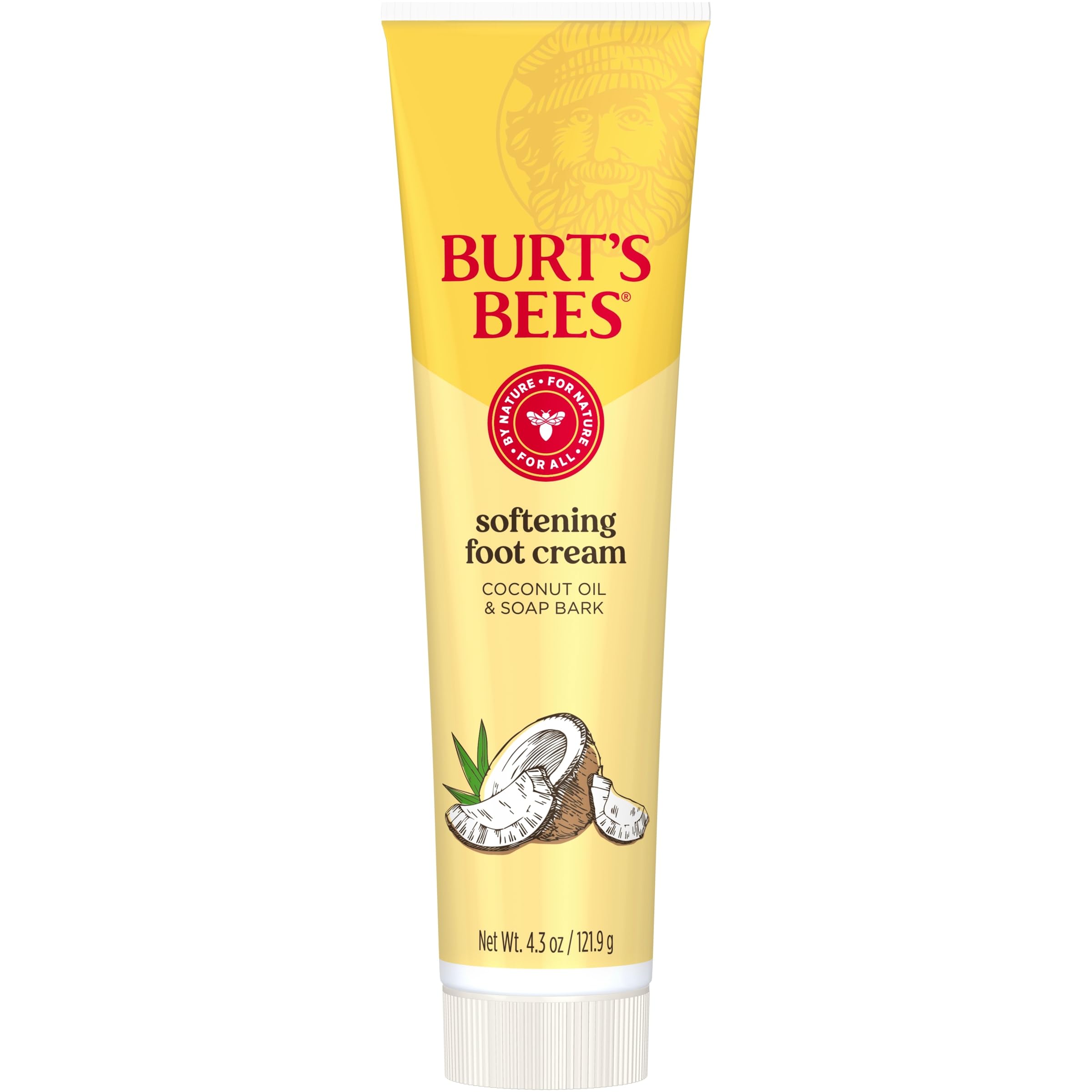 Burt's Bees Crema de Pies, textura rica y absorción rápida.