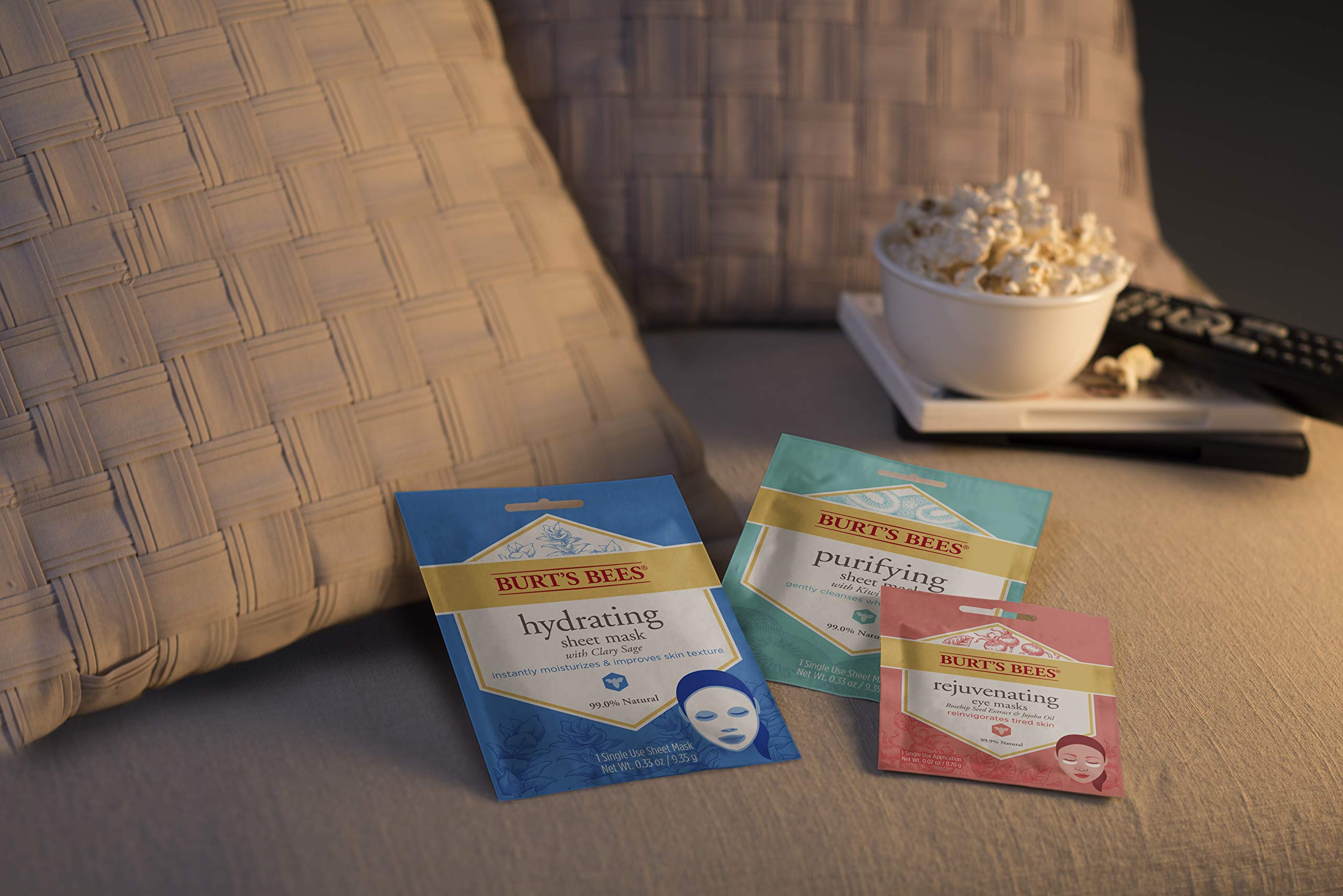 Mascarilla Burt's Bees dermatológicamente probada para cuidado suave