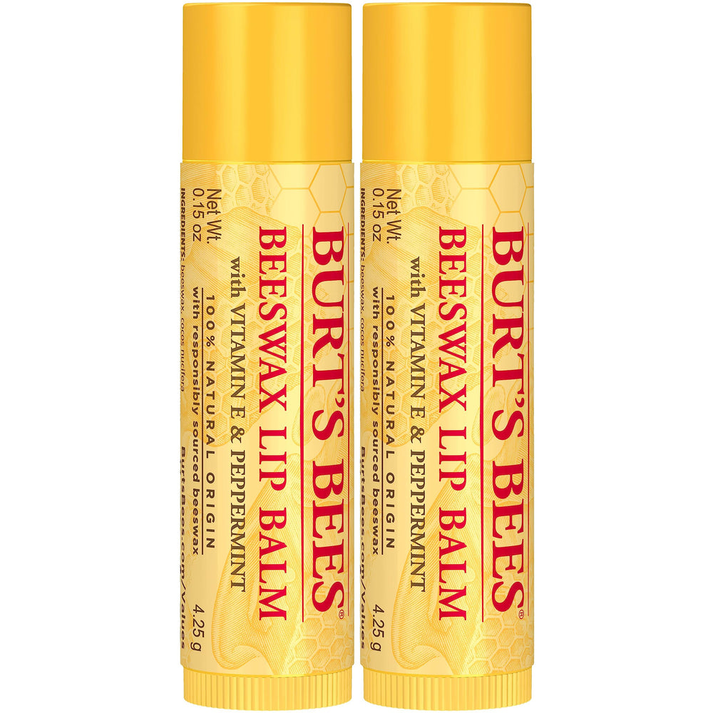 Envase de plástico reciclado al 70% en Burt's Bees, opción sostenible.