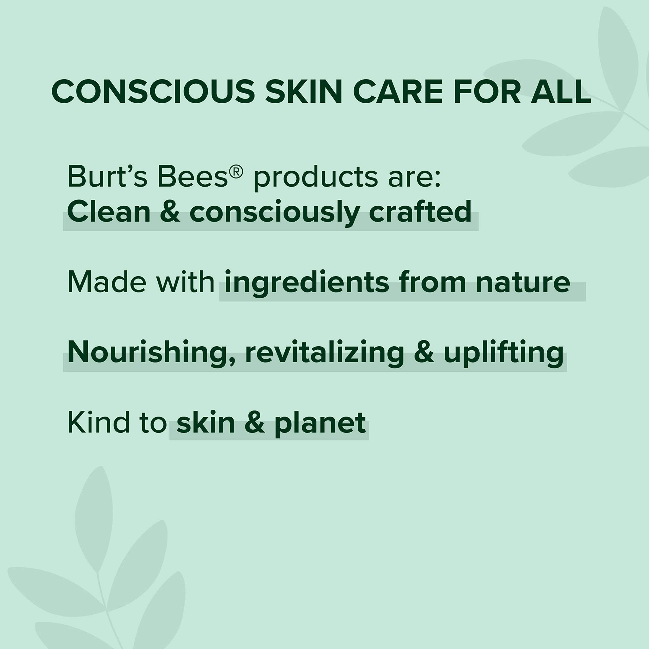 Tono más parejo tras uso continuo del exfoliante Burt's Bees