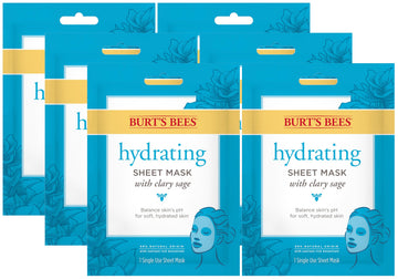 Burt's Bees mascarilla en hoja con salvia esclarea para hidratar la piel