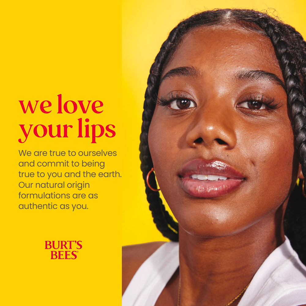 Key ingredients like shea and kokum butter nourish lips naturally.