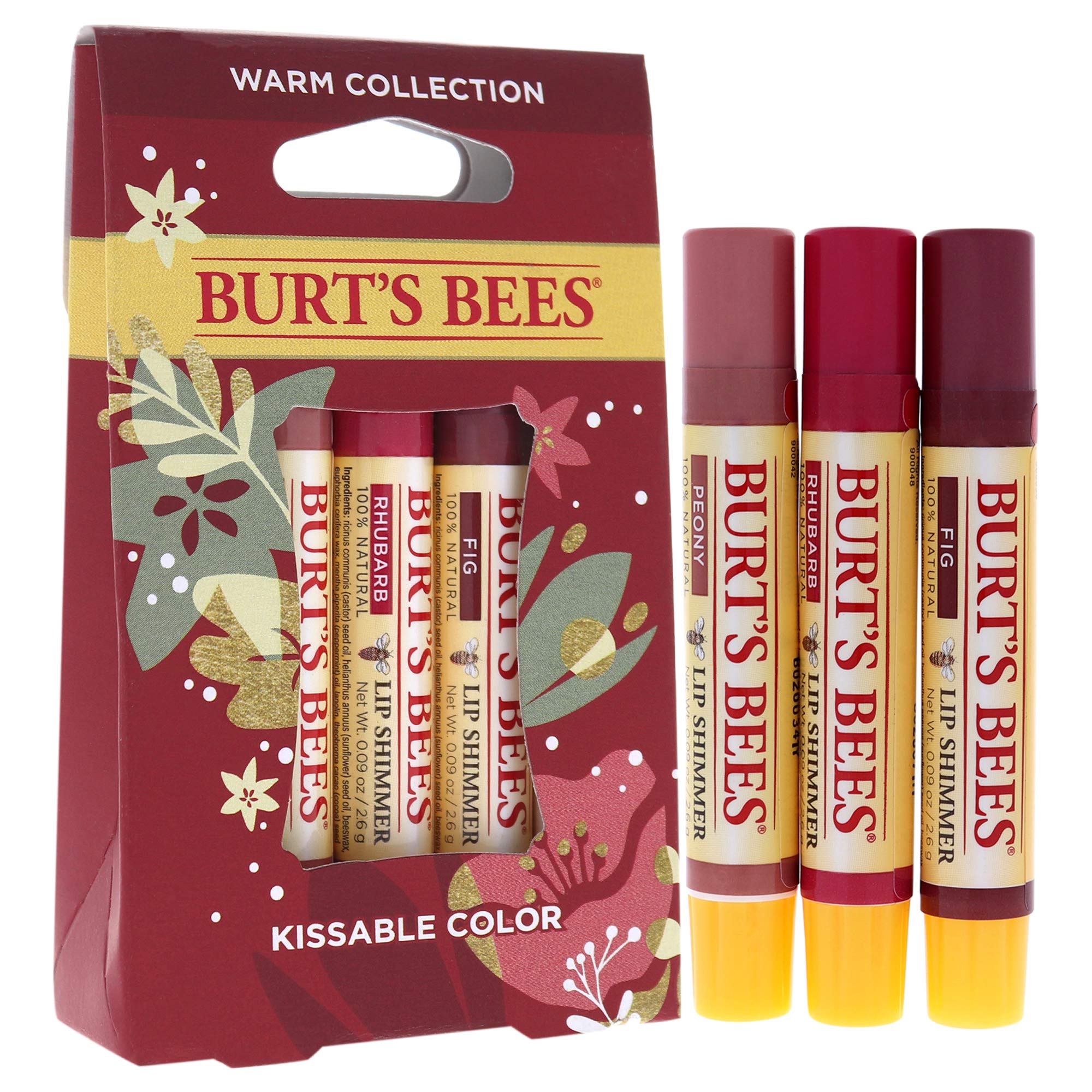 Burts Bees Kissable Color Warm Higo, color suave que mantiene labios cómodos