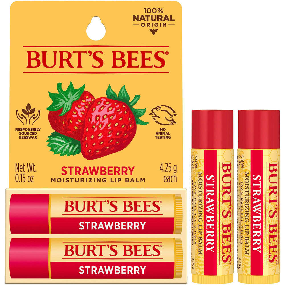 Burts Bees Labial fresa, protegido e hidratado durante todas las estaciones.