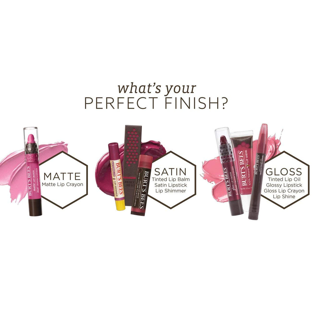 Lip Shimmer Fig puede usarse solo o sobre labial para más efecto.