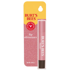 Burt's Bees Lip Shimmer Peony ofrece brillo luminoso para labios.