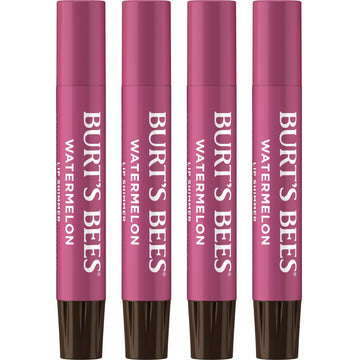 Burt's Bees Lip Shimmer Watermelon, aplicación suave para brillo sutil.