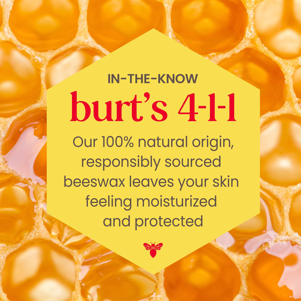Burts Bees Bálsamo labial tintado Hibiscus, ingredientes naturales de origen suave