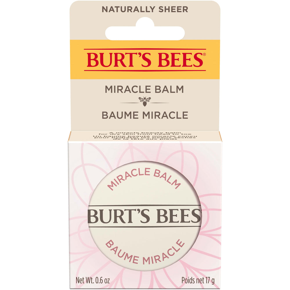 Burt's Bees Miracle Balm, aplicación multiuso sin maquillaje para un acabado natural.