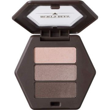 Burt's Bees paleta sombras nacaradas para look natural.