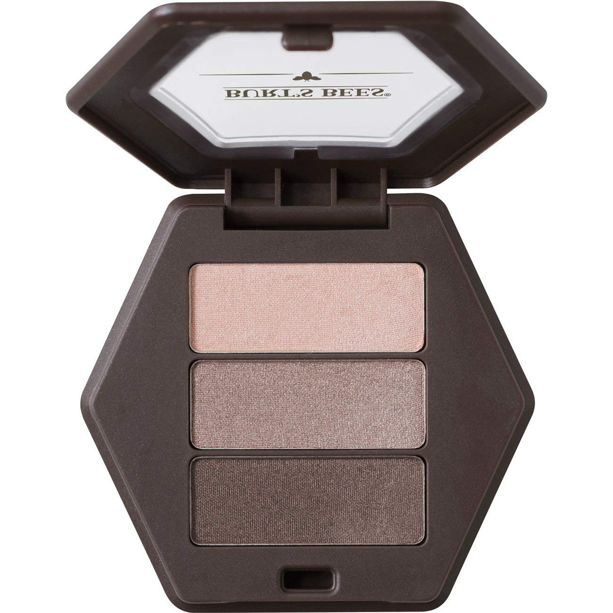 Burt's Bees paleta sombras nacaradas para look natural.