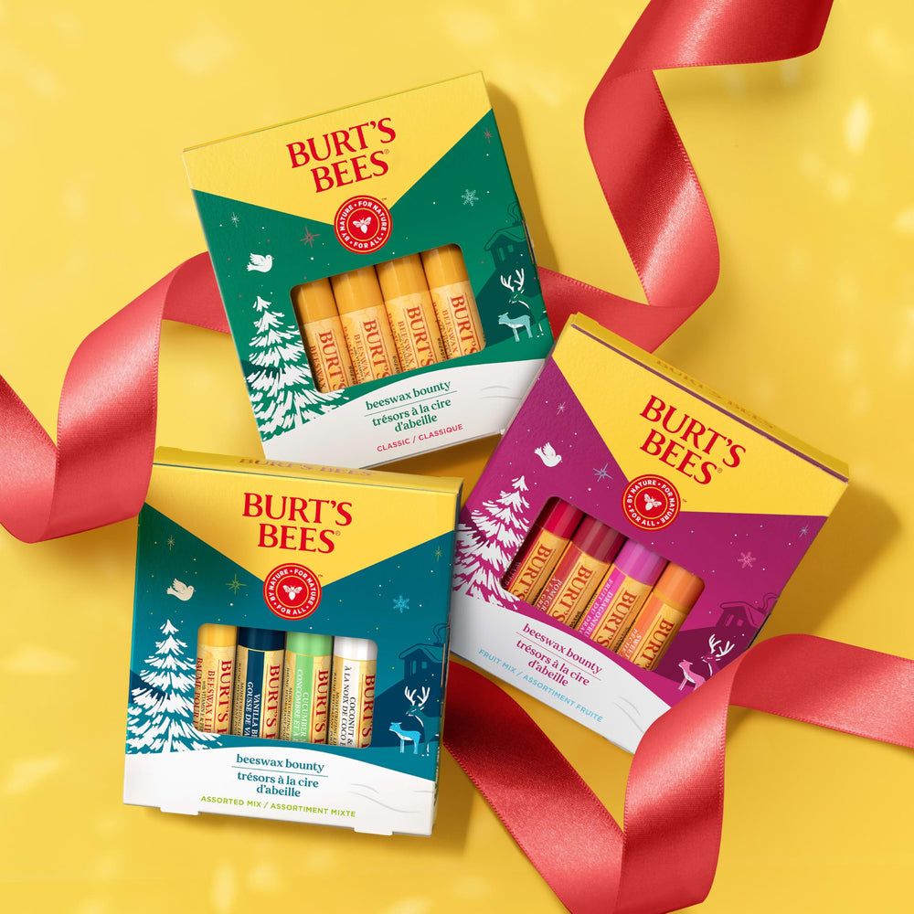 Burt's Bees labial portátil para llevar en bolso.