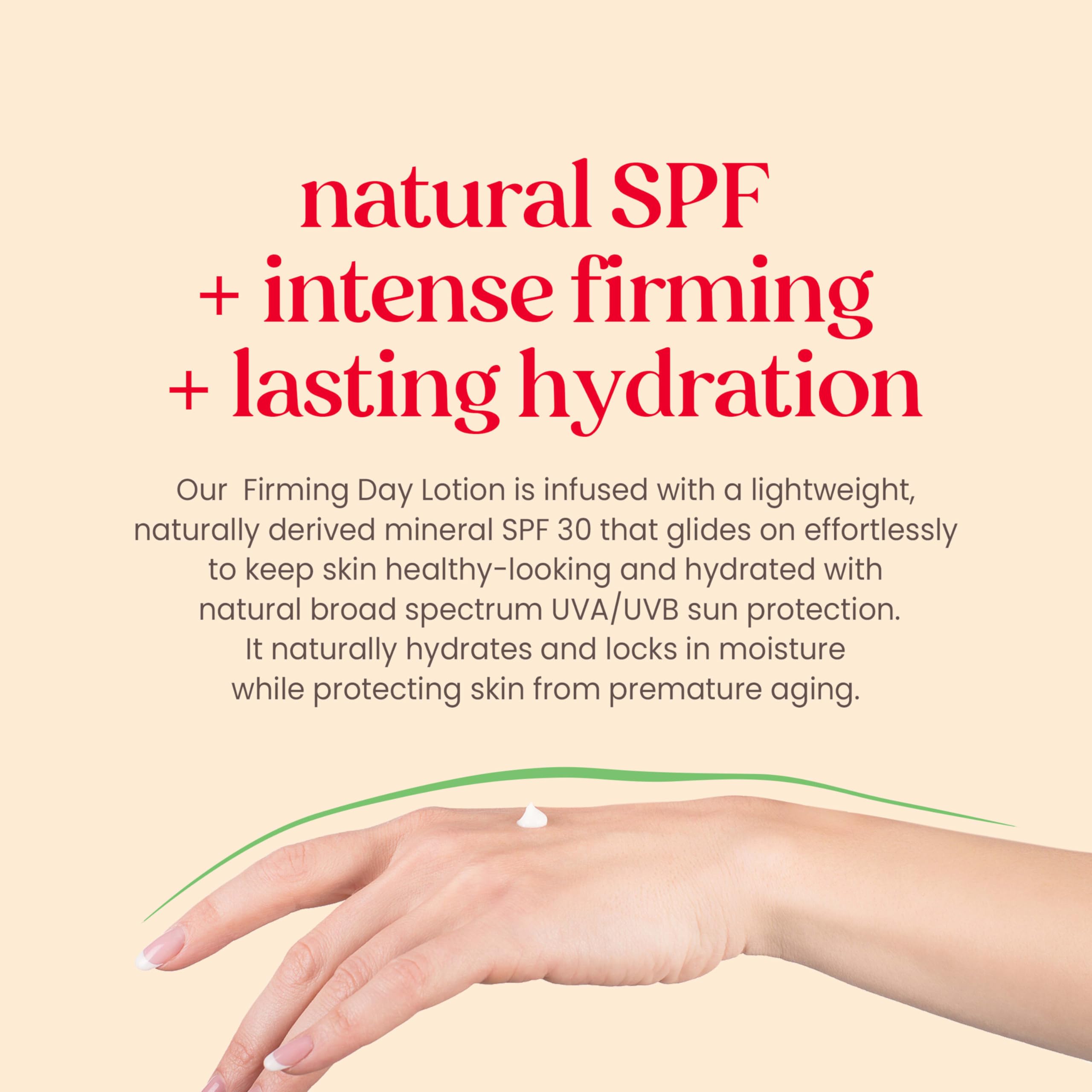 Crème-visage Burt's Bees Renewal SPF30 en application douce.