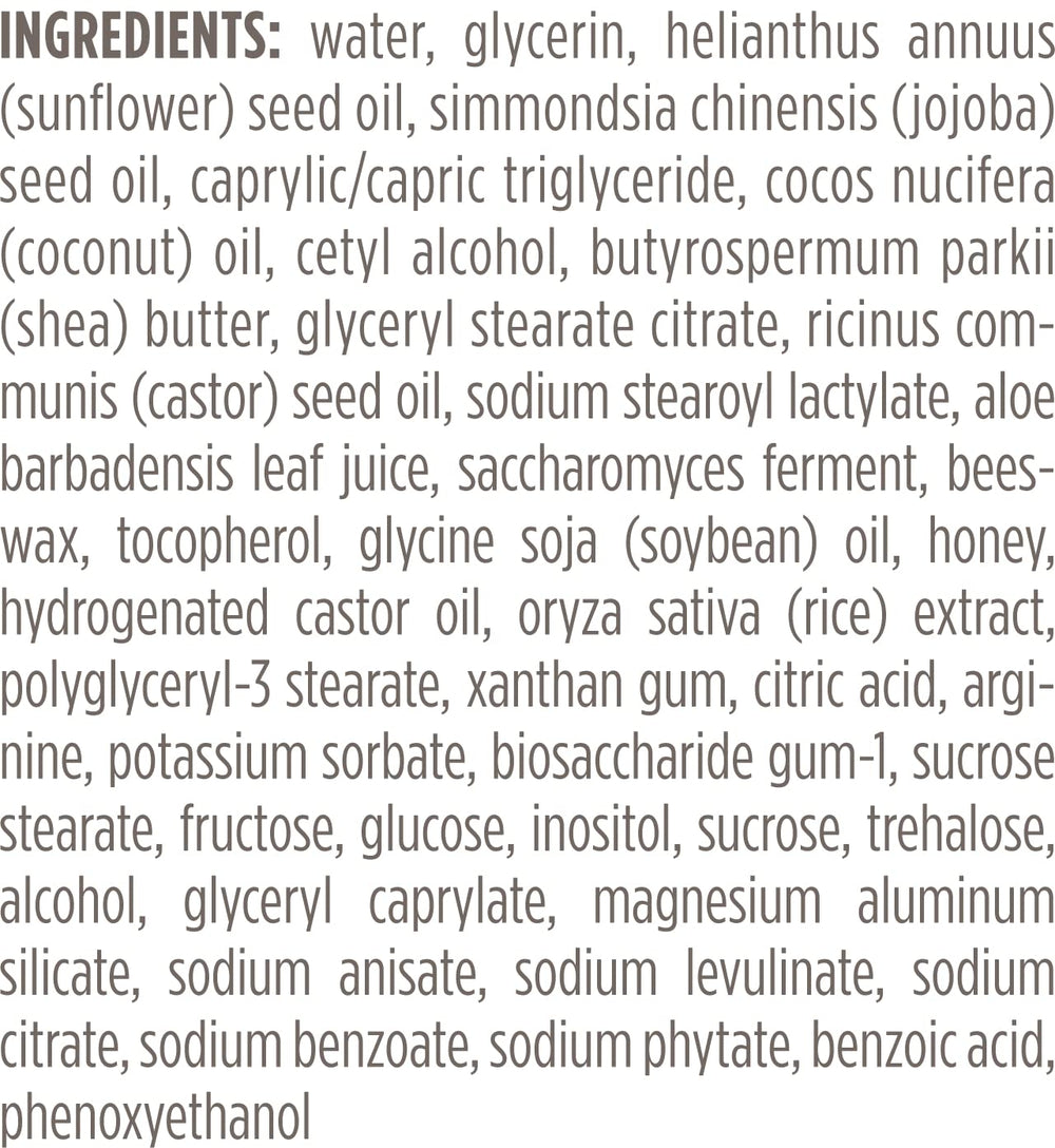 Burt's Bees lotion applied to dry skin to demonstrate hydration support