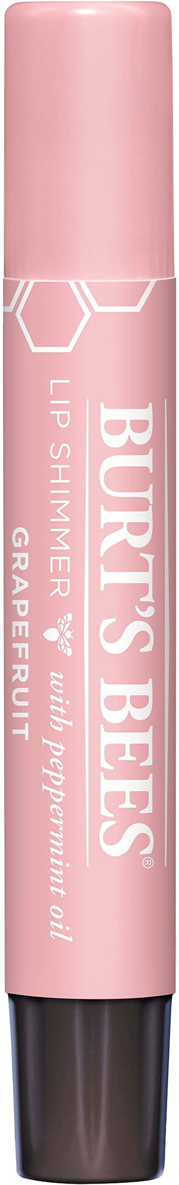 Aplicación suave del brillo labial Burt's Bees para hidratación diaria