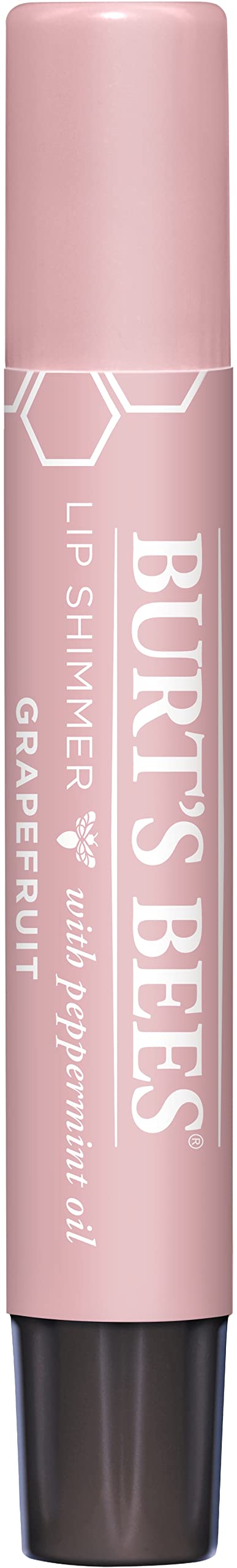 Aplicación suave del brillo labial Burt's Bees para hidratación diaria