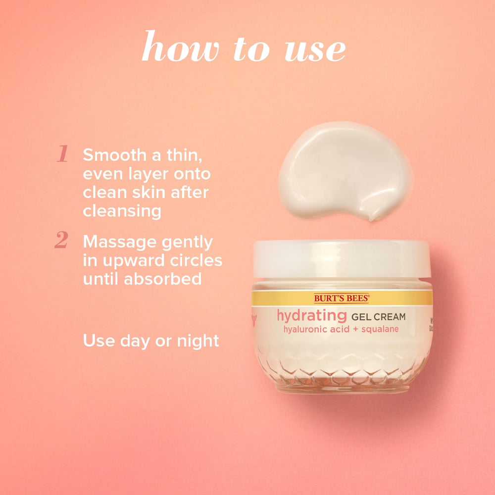 Rostro con aspecto luminoso tras usar Burt's Bees Truly Glowing Gel Cream.