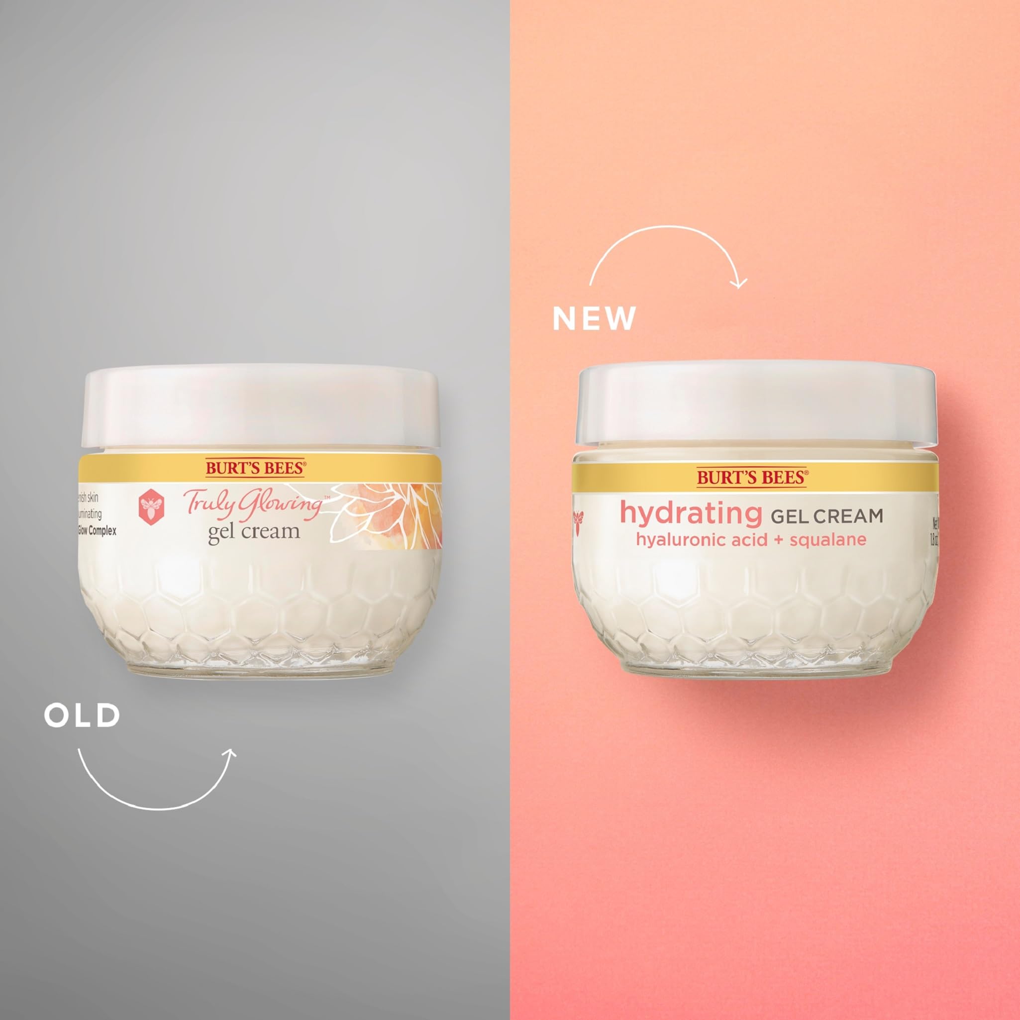 Textura gel ligera de Burt's Bees Truly Glowing para aplicación rápida.