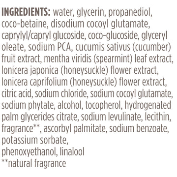 Burt's Bees USA-made cleanser rinses clean for a soft, non-greasy finish.