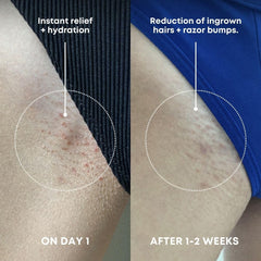 Bushbalm Nude aplicación en ducha deja piel limpia