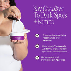 Bushbalm discos exfoliantes, textura gruesa para exfoliar piel sensible.