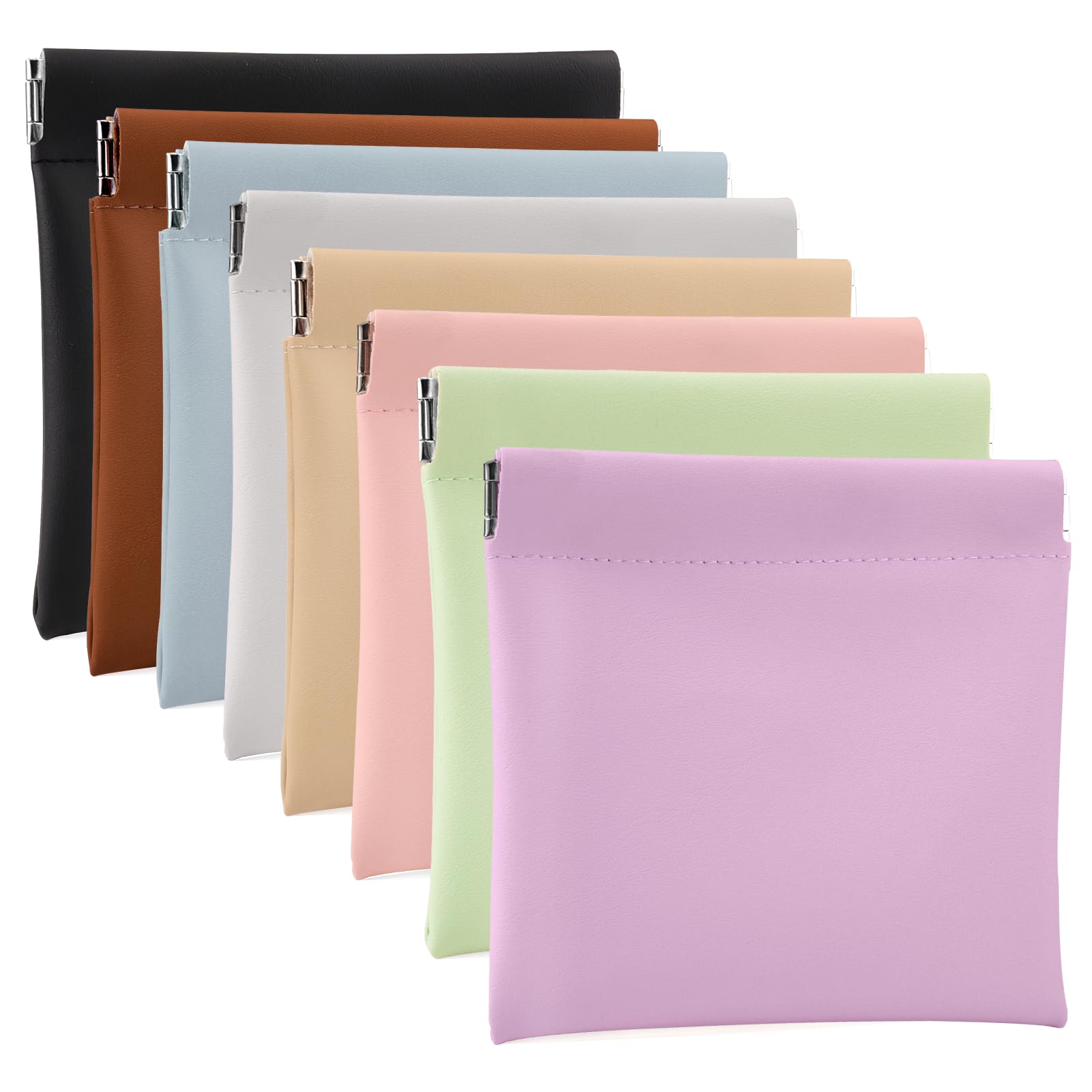 BUSOHA bolsa organizadora con cierre clip, ideal para ordenar accesorios pequeños en el bolso.