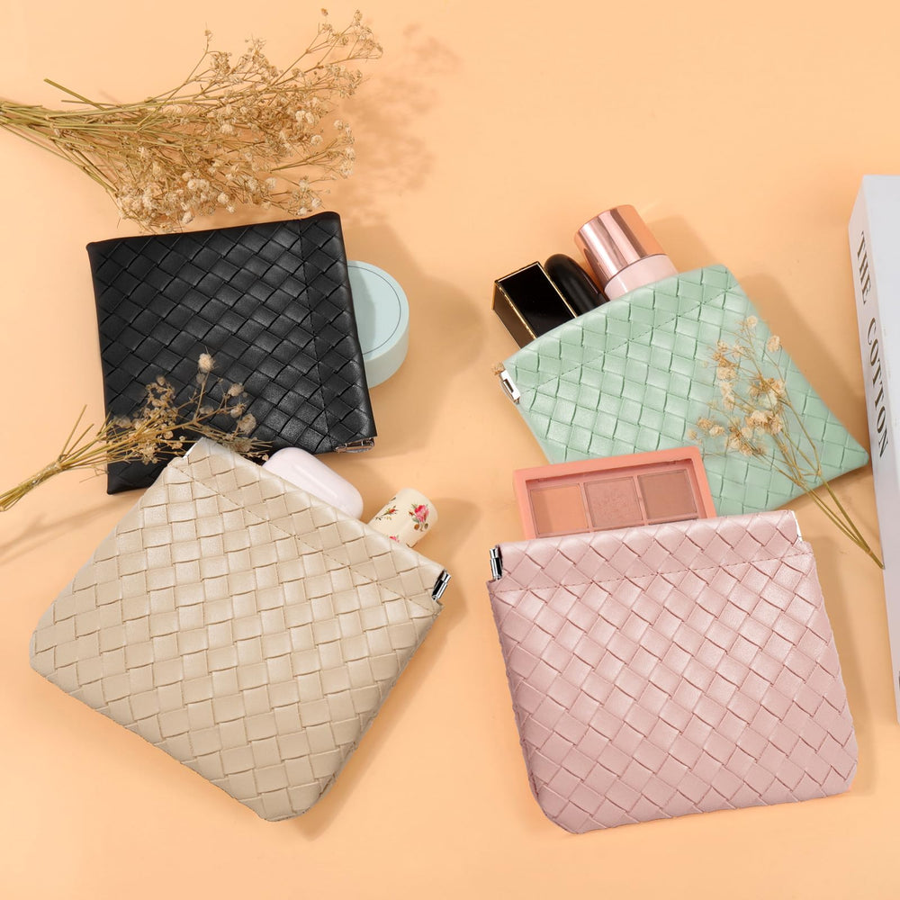 BUSOHA dimensiones de la bolsa maquillaje, tamaño compacto.