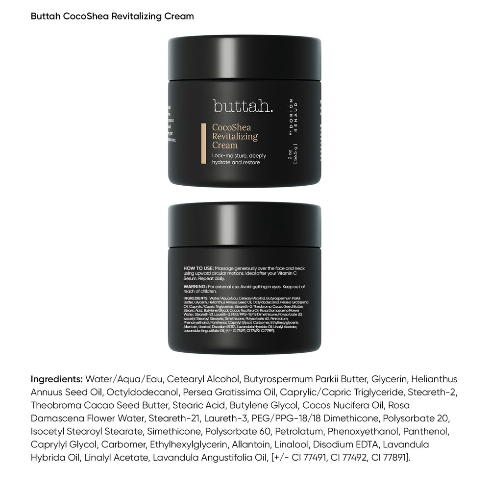 Aplicación facial suave con Buttah para iniciar rutina diaria