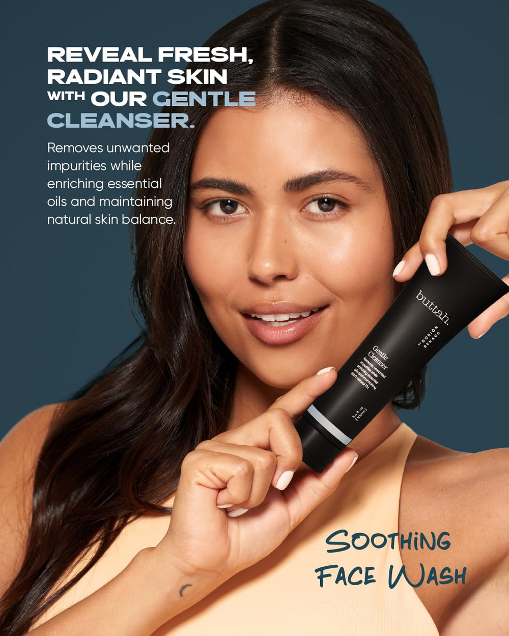 Buttah Skin de Dorion Renaud: ingredientes naturales para una limpieza suave y efectiva.