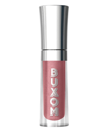 Buxom Full-On mini labial voluminizador malva, brillo nacarado para look nocturno.
