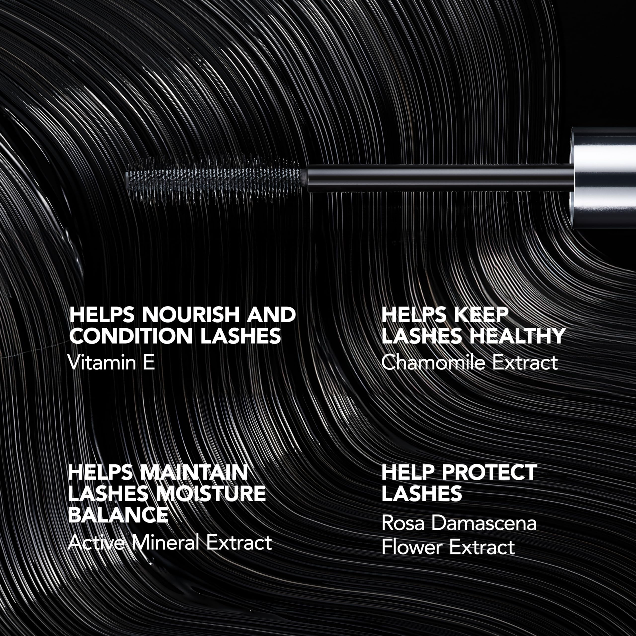 Rímel Buxom Lash aporta longitud visible y definición que sorprende.