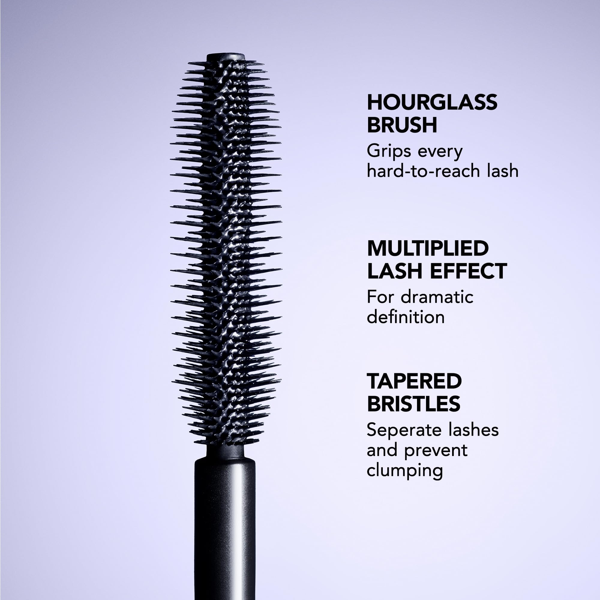 Buxom Mascara sin fragancias sintéticas para uso diario suave.