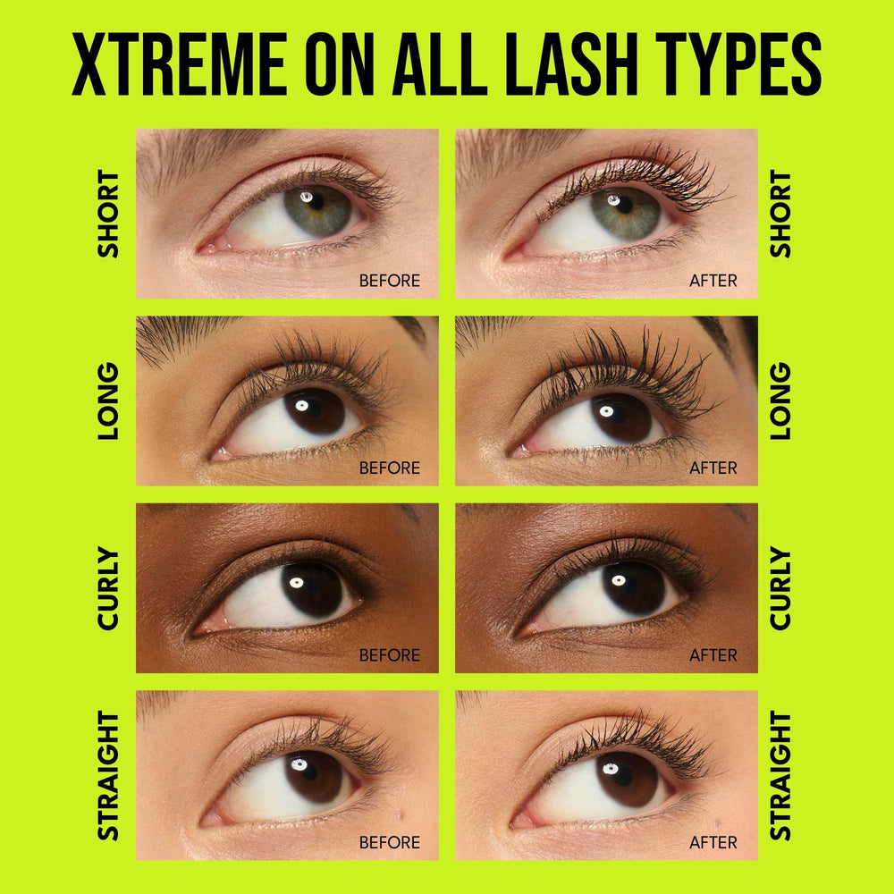 Buxom Lash Xtension Lift, brosse incurvée séparant les cils pour plus de définition