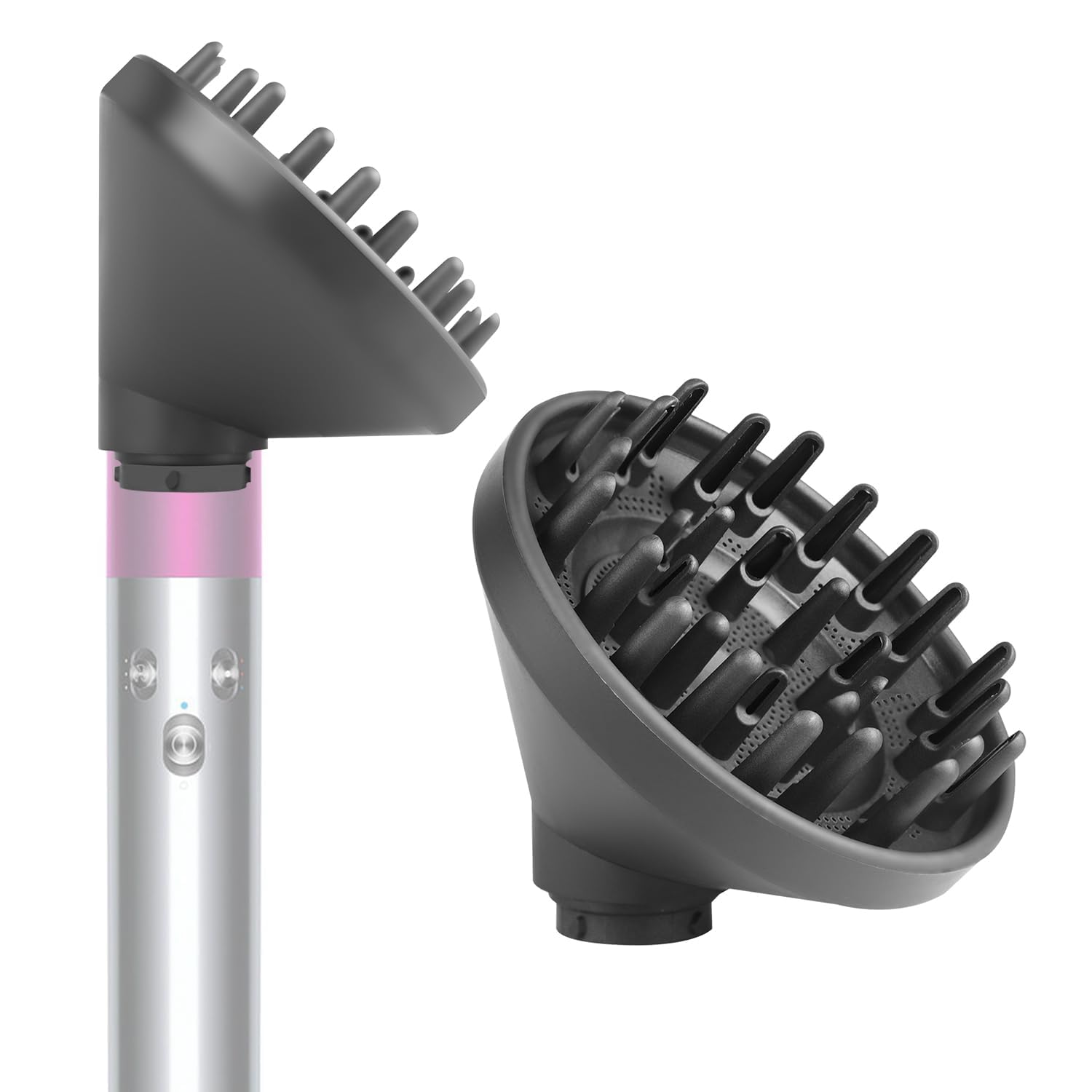 BVACUMHEAD difusor mejorado para Dyson Airwrap gris distribución uniforme del calor para peinado suave