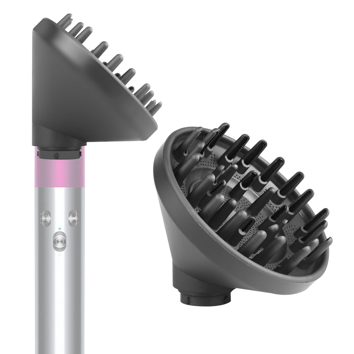 BVACUMHEAD difusor mejorado para Dyson Airwrap gris distribución uniforme del calor para peinado suave