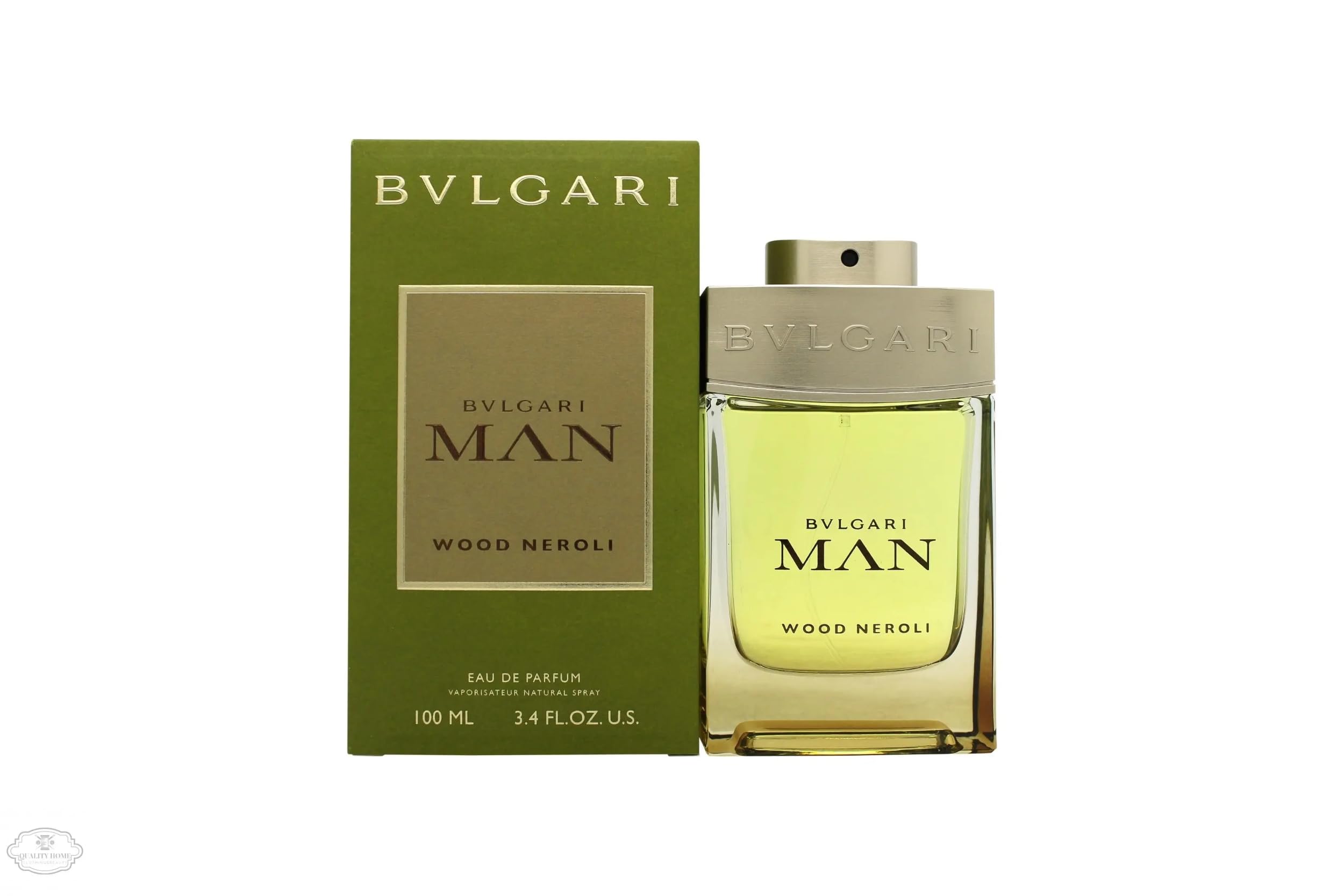 Bvlgari Bvlgari Man Wood Neroli, botella elegante para uso diario y estilo sofisticado.