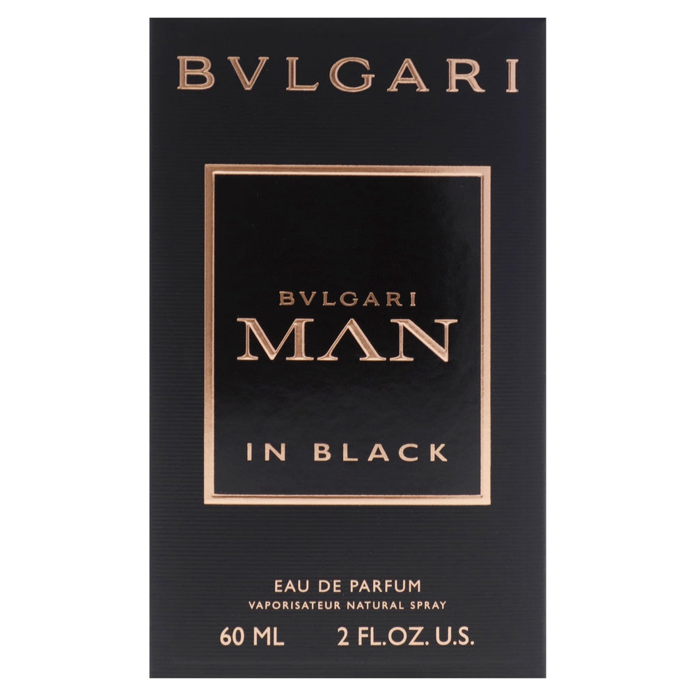 Envase italiano de BVLGARI Man in Black para colección.