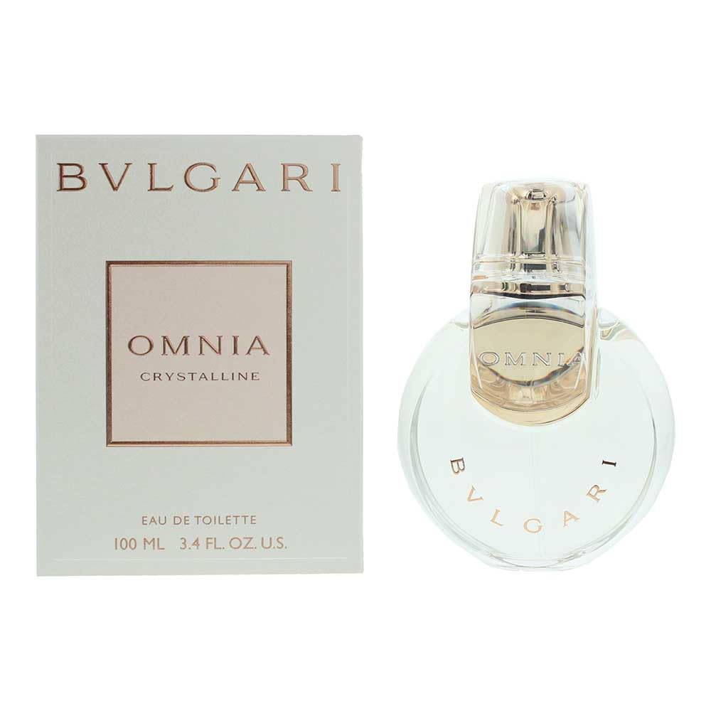 BVLGARI Omnia Crystalline, botella frontal, ideal para uso diario ligero y fresco.