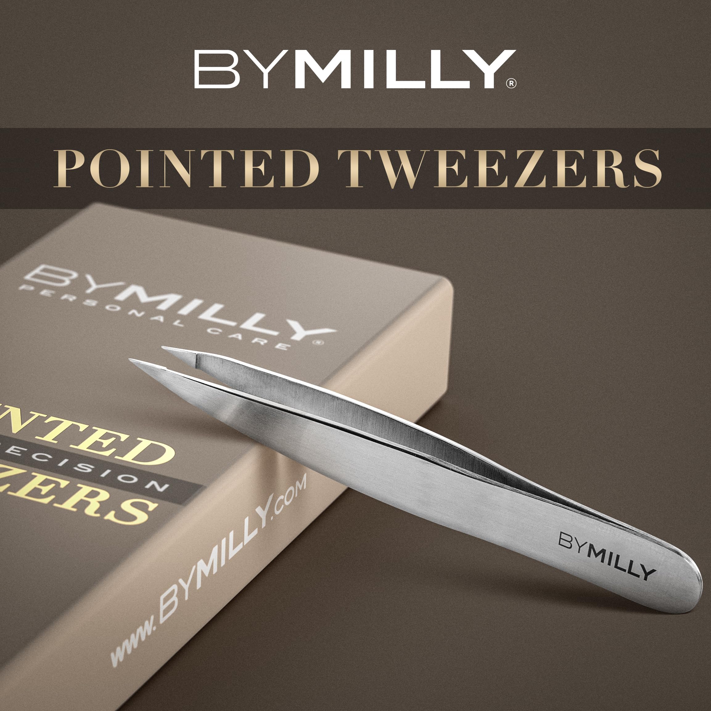 Pinzas By MILLY de acero alto carbono para durabilidad