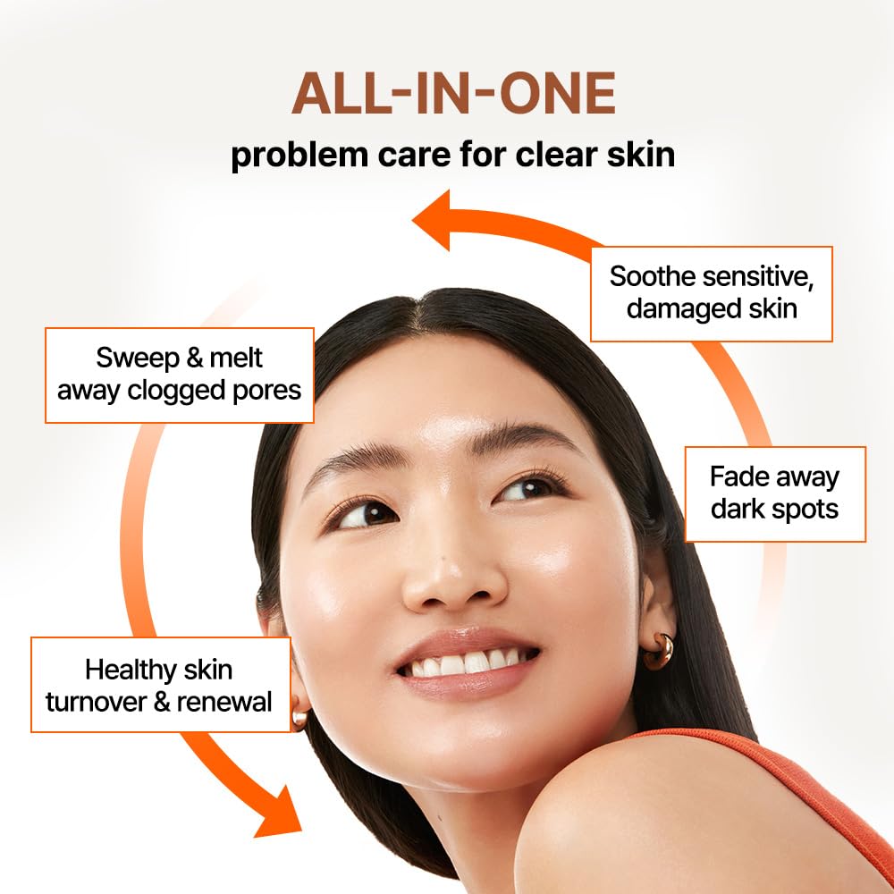 Aplicación en dedo de Wishtrend 5% ácido mandélico para rostro.