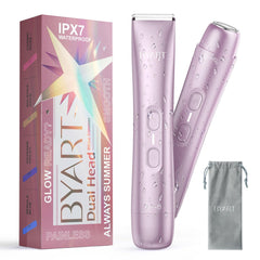 BYART afeitadora eléctrica para mujer, uso en cuerpo y cara para piel suave.