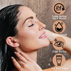BYAYW kit de coloración marrón natural para pestanas y cejas