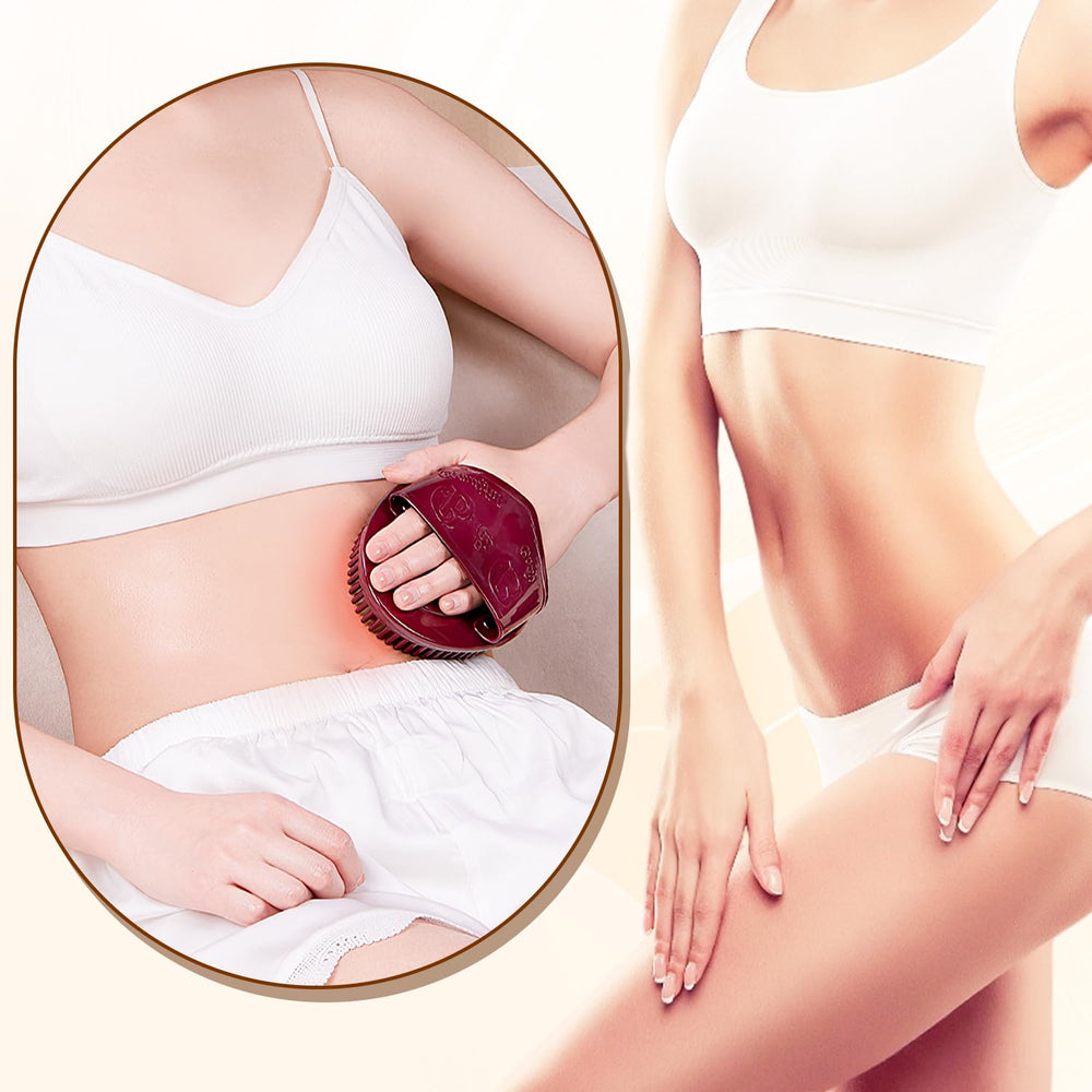 BybuSec cepillo para masaje de cuerpo, cubre cuello y espalda