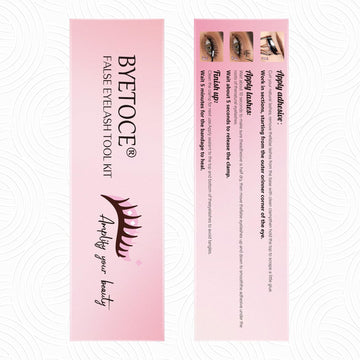 BYETOCE kit portable pestanas ideal para llevar en bolso y retoques.
