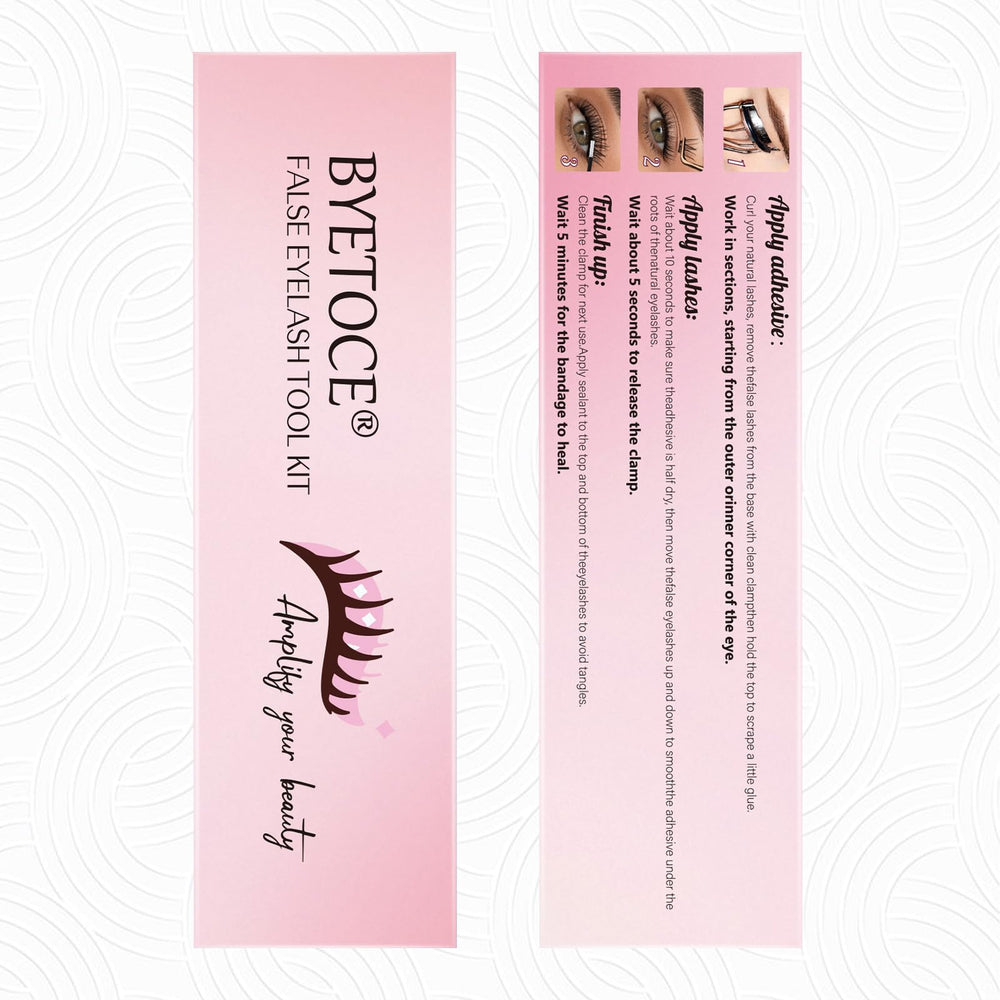 BYETOCE kit portable pestanas ideal para llevar en bolso y retoques.