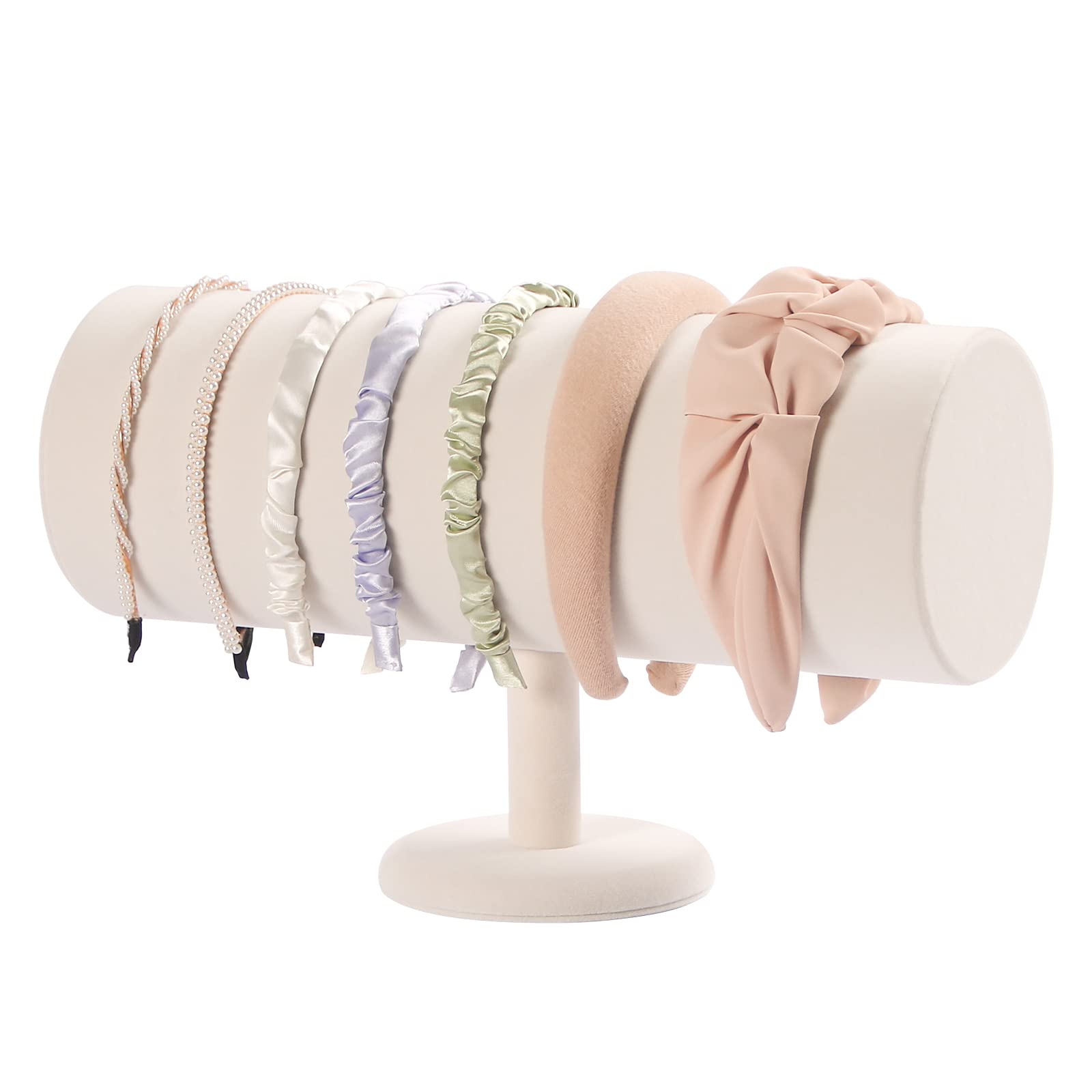 ByKen porta diademas barra T, soporte estable para diademas y accesorios en la mesa