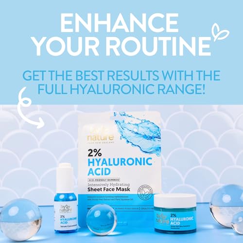 Rostro y cuello con By Nature 2% hialuronico, cuidado completo